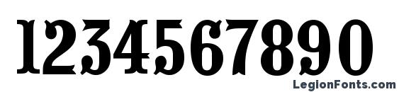 a PresentumNr Font, Number Fonts