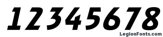 a RewinderDemi Italic Font, Number Fonts