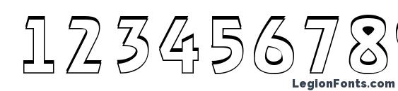 a RewinderDemiSh Font, Number Fonts