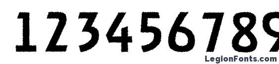a RewinderRgh Font, Number Fonts