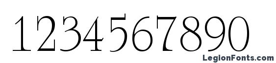a Romanus Font, Number Fonts