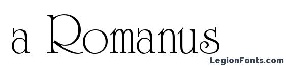 a Romanus font, free a Romanus font, preview a Romanus font