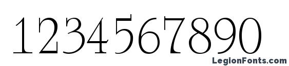 a RomanusCps Font, Number Fonts