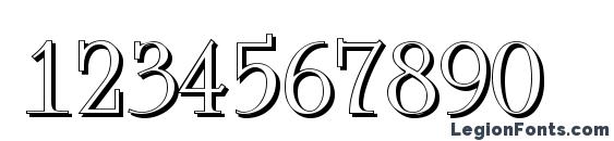 a RomanusSh Font, Number Fonts