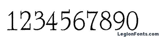 a RomanusTitulRg Font, Number Fonts