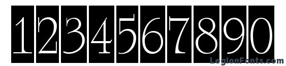 a RomanusTtlCmD1Cb Font, Number Fonts