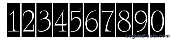 a RomanusTtlCmD2Cb Font, Number Fonts