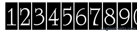 a RomanusTtlCmD5Cb Font, Number Fonts