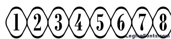 a RombyRndOtl Font, Number Fonts