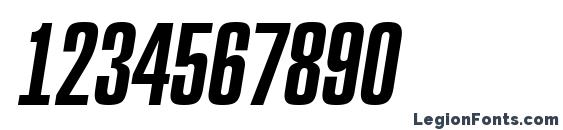 a RubricaXtCn Italic Font, Number Fonts