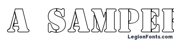 a SamperOtl font, free a SamperOtl font, preview a SamperOtl font
