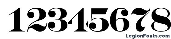 a SeriferCps Bold Font, Number Fonts