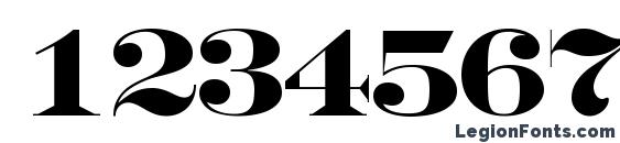a SeriferExpCps Bold Font, Number Fonts