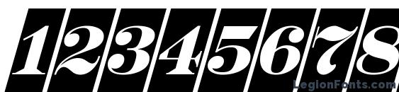 a SeriferTitulCmObl Font, Number Fonts