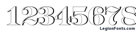 a SeriferTitulSh Font, Number Fonts
