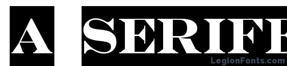 a SeriferTitulSl Font