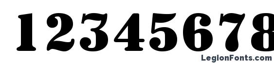 a SignboardCps Bold Font, Number Fonts