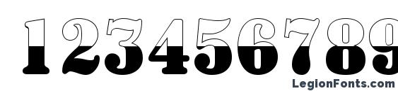 a SignboardTitulNrB&W Font, Number Fonts