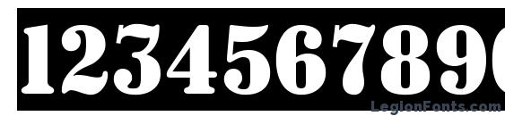 a SignboardTitulNrSl Font, Number Fonts