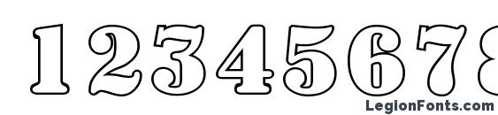 a SignboardTitulOtl Font, Number Fonts