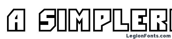 a SimplerClg font, free a SimplerClg font, preview a SimplerClg font