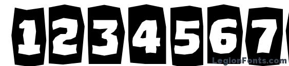 a SimplerCmBrk Bold Font, Number Fonts