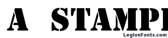 a Stamper Bold font, free a Stamper Bold font, preview a Stamper Bold font