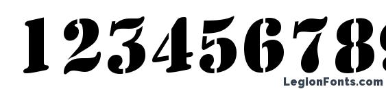 a StamperUp Bold Font, Number Fonts