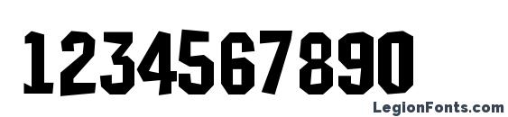 a TechnicsBrk DemiBold Font, Number Fonts