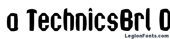 a TechnicsBrl DemiBold Font
