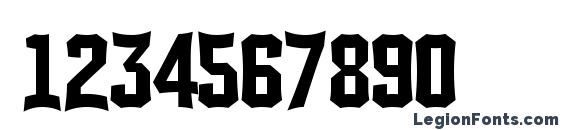 a TechnicsCnc DemiBold Font, Number Fonts