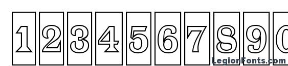 a TrianglerCmOtl Font, Number Fonts