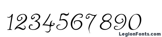 A Yummy Apology Font, Number Fonts