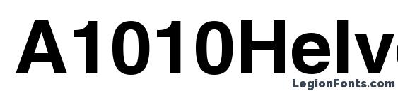 A1010Helvetika Bold Font