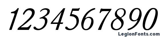 A431 Italic Font, Number Fonts