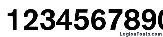 A750 Sans Medium Regular Font, Number Fonts