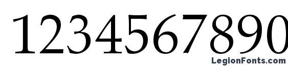 A760 Roman Regular Font, Number Fonts