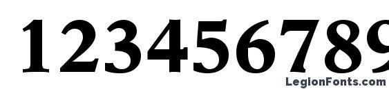 A831 Roman Bold Font, Number Fonts