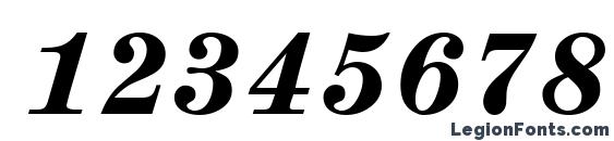 A850 Roman BoldItalic Font, Number Fonts