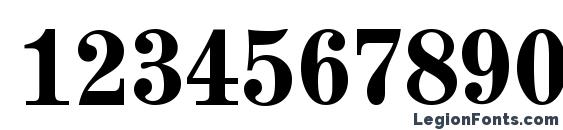 A850 Roman Medium Regular Font, Number Fonts