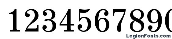 A850 Roman Regular Font, Number Fonts