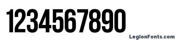 AA BebasNeue Font, Number Fonts