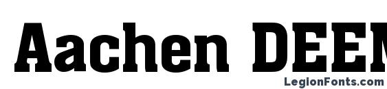 Aachen DEEMed font, free Aachen DEEMed font, preview Aachen DEEMed font