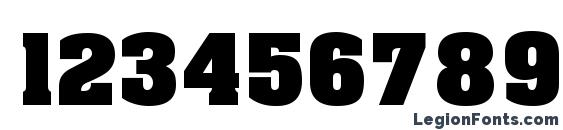 Aapex Font, Number Fonts