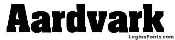 Aardvark Bold font, free Aardvark Bold font, preview Aardvark Bold font