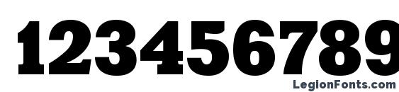 Aardvark85 Font, Number Fonts