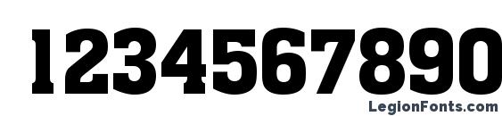 Aargau Regular Font, Number Fonts