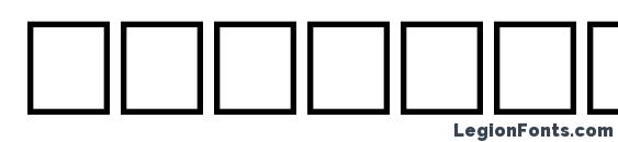 Abacusonessk regular Font, Number Fonts