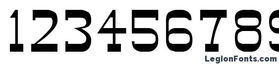 ABANAN Regular Font, Number Fonts