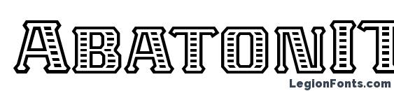 шрифт AbatonITC TT, бесплатный шрифт AbatonITC TT, предварительный просмотр шрифта AbatonITC TT